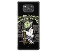 Funda para teléfono móvil de ERT GROUP para Xiaomi POCOPHONE X3 Original y con Licencia Oficial de Star Wars con diseño Yoda 007 Adaptada a la Forma del teléfono móvil, Funda Hecha de TPU