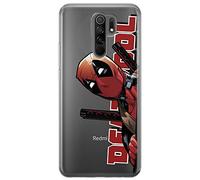 Funda para teléfono móvil de ERT GROUP para Xiaomi REDMI 9 Original y con Licencia Oficial de Marvel con diseño Deadpool 002 Adaptada a la Forma del teléfono móvil, parcialmente Transparente
