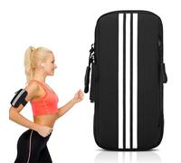 Funda para teléfono móvil para correr, brazalete deportivo compatible con teléfonos móviles de 6,7 pulgadas, hecha de tela Oxford impermeable, transpirable y ajustable, adecuada para correr, ciclismo