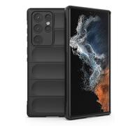Funda para teléfono móvil Todo Incluido para Samsung Galaxy S24 / S24 Plus / S24 Ultra, Magic Shield Funda Protectora Resistente al Desgaste y anticaída Similar a la Piel, S24, Negro
