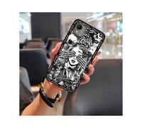 Funda para teléfono Nokia C110 4G - Funda protectora de silicona con diseño de graffiti, a prueba de golpes, agua y polvo.