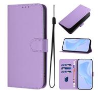 Funda para teléfono Nothing Phone 2A, diseño de caramelo, a prueba de golpes, de piel sintética, con función atril, ranura para tarjetas, funda protectora magnética para Nothing Phone 2A, color morado