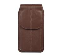 Funda para teléfono, riñonera de cuero para teléfono celular con trabillas de clip para cinturón para el trabajo, senderismo, camping, barbacoa