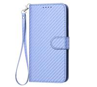 Funda para teléfono Samsung Galaxy M55 5G, de piel de alta calidad, con tapa, tarjetero, función atril, a prueba de golpes, para Samsung Galaxy M55 5G, color morado claro