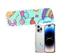 Funda para teléfono - Soporte para teléfono - Ultra fino - Metal - Soporte invisible plegable | Stick portátil ajustable en fundas traseras, soporte de escritorio para todos los smartphones