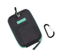 Funda para telémetro de golf, bolsa de almacenamiento de carcasa dura EVA, impermeable a prueba de golpes con mosquetón para exteriores