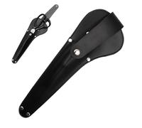 Funda para tijeras, soporte para cinturón de piel sintética, funda para tijeras de bordado, funda para tijeras de trauma con botón, funda de podadora manual para herramientas de jardín y alicates