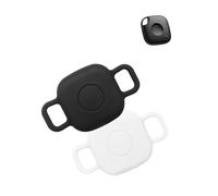 Funda para Tile by Life360 Mate (2024) Rastreador Bluetooth para perros, gatos, mascotas, silicona suave, portátil, resistente a arañazos, resistente a los golpes, 1 negro + 1 blanco.