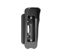 Funda para timbre de video, 1 paquete de protección resistente a la intemperie y antirrobo con ángulo de rotación de 110° para seguridad del hogar, color negro