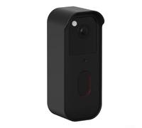 Funda para timbre sin taladrar para timbre de video Blink de 2ª generación 2025, cubierta de sensor ABS con soporte, carcasa protectora negra para entrada