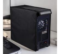 Funda para Torre de PC con para cremallera, Protectora para antipolvo 420D Oxford para Ordenador Gaming, a Arañazos y Mascotas, Tamaño Grande 62x26x52cm(50 * 21 * 46cm)