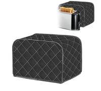 Funda para tostadora de 2 rebanadas, lona de alta calidad, duradera y lavable, se adapta a tostadoras estándar, protege del polvo, la suciedad y los arañazos, 12 x 8 x 8 pulgadas, ideal para la