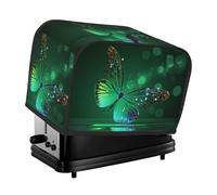 Funda para tostadora de mariposa para 2 rebanadas, cubierta para electrodomésticos pequeños con bolsillos, protección contra el polvo y las huellas dactilares