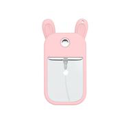Funda para Touchland LOZ (30 ml) desinfectante de manos, funda de silicona daunke totalmente cubierta, a prueba de polvo, a prueba de golpes, impermeable, color rosa