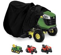 Funda para Tractor Cortacésped para STIGA Tornado 398e 2022-2026 98cm Deck, Tejido Oxford Resistente con Borde Ajustable, Cubierta contra Lluvia Polvo Sol Nieve y Hojas