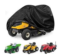 Funda para Tractor cortacsped, Cubierta del Tractor de jardín, Lona de Tela Oxford 420D Resistente al Viento, A la Lluvia, al Polvo y a los Rayos UV (L170 x W61 x H117CM)