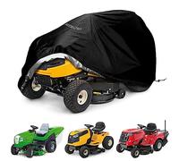 Funda para Tractor cortacsped, Cubierta del Tractor de jardín, Lona de Tela Oxford 420D Resistente al Viento, A la Lluvia, al Polvo y a los Rayos UV (L203 x W127 x H137CM)