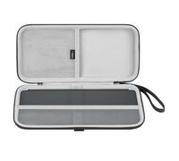 Funda para Transporte de Teclado Geekria, Compatible con la Bolsa de Viaje Protectora de Carcasa rígida Logitech Keys-to-GO 2 (Gris Oscuro)