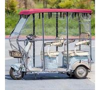 Funda para triciclo eléctrico, cubierta para cuadro de triciclo eléctrico, Funda para Todo Tipo de Clima, Ideal para entregas y protección en Exteriores(Clear,80*175cm/31.5*68.9in)