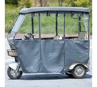 Funda para triciclo eléctrico, cubierta para cuadro de triciclo eléctrico, Funda para Todo Tipo de Clima, Ideal para entregas y protección en Exteriores(Grey,70*165cm/27.6*65in)