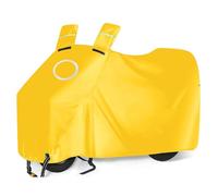 Funda para Triciclo eléctrico, Fundas para Triciclos De 3 Ruedas, Ideal para Todo Tipo de Clima, Proteger la Moto de la Lluvia, el Polvo, la Suciedad y el Sol(Yellow,245*90cm/96.5*35.4in)