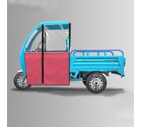 Funda para triciclo eléctrico, Ropa para triciclos eléctricos para todas las estaciones, Funda para Todo Tipo de Clima, Ideal para entregas y protección en Exteriores(Red)