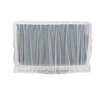 Funda para TV A prueba de polvo televisión LCD Cubra el hilo la flor púrpura rosa 32 "36" 40 "46" 50 "55" 60 "65" pulgada televisor Protector pantalla montado en pared Cubrir(Purple 32to37inch)