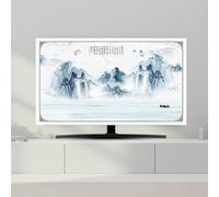 Funda Para TV De 32 A 80 Pulgadas, Protector De Pantalla De Antipolvo Moderno Para Televisores LED/LCD O Monitores De PC Decoración Para Dormitorio O Sala De Estar-Blue-3||58-60inch(140 * 85cm)