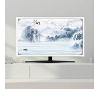 Funda Para TV De 32 A 80 Pulgadas, Protector De Pantalla De Antipolvo Moderno Para Televisores LED/LCD O Monitores De PC Decoración Para Dormitorio O Sala De Estar-Blue||58-60inch(140 * 85cm)
