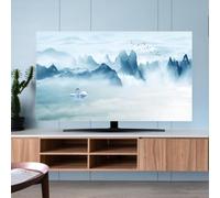 Funda Para TV De 32 A 80 Pulgadas, Protector De Pantalla De Antipolvo Moderno Para Televisores LED/LCD O Monitores De PC Decoración Para Dormitorio O Sala De Estar-Blue-2||58-60inch(140 * 85cm)