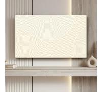Funda Para TV De Interior Protector De Pantalla Antipolvo De 32"-100" Para Pantallas LED Y LCD, Funda Decorativa Para Monitores De Escritorio, Curvos O De Pared-Khaki-5||90-inch [205cm x 121cm]