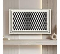 Funda Para TV De Interior Protector De Pantalla Antipolvo De 32"-100" Para Pantallas LED Y LCD, Funda Decorativa Para Monitores De Escritorio, Curvos O De Pared-Khaki-4||90-inch [205cm x 121cm]
