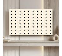 Funda Para Tv Funda Antipolvo Para Televisor De Interior, Protector Elástico De Cobertura Total Para Pantalla De TV LCD/LED Y Monitores De Escritorio O Curvos-Beige-4||90-inch [205cm x 121cm]