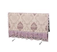Funda Para TV Portada de TV 32" 37" 40 "42" 43 "55" La cubierta antipolvo superficie curva LCD 65 "no se puede quitar al iniciar la del monitor 32 Cubierta televisor(Golden Lily purple,60inch)