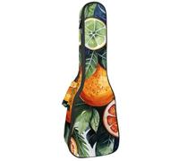 Funda para ukelele de concierto, diseño de rana con varios corazones, suave, gruesa, acolchada, 10 mm de grosor, acolchado de esponja, Multicolor 03, 25.9x9x3.1in/66x23x8cm, Organizador de bolsas