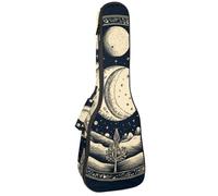 Funda para ukelele subacuática de coral y estrella de mar, bolsa acolchada para ukelele de concierto de 23 pulgadas, impermeable y duradera, Multicolor 06, 25.9x9x3.1in/66x23x8cm, Organizador de