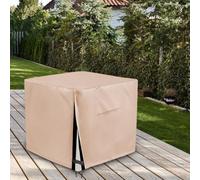 Funda para unidad de CA para exterior con diseño de ajuste optimizado y sistema de ventilación para evitar la humedad interna (66 x 66 x 82 cm)