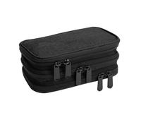 Funda para unidad flash, organizador de almacenamiento USB, estuche de almacenamiento para unidades flash con 30 ranuras, soporte portátil impermeable para auriculares