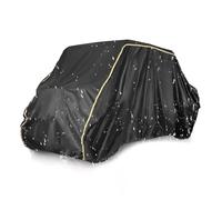Funda para UTV para Polaris Ranger Crew XP 1000 Northstar Trail Boss Xpedition ADV 5, 420D, Impermeable, para 4-6 Plazas, con Tiras Reflectantes, Resistente