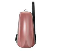 Funda para violín Estuche for violín de policarbonato compuesto, rígido, viaje, doble capa, con tubo arco extraíble, tamaño 4/4-3/4(Pink)