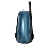 Funda para violín Estuche for violín de policarbonato compuesto, rígido, viaje, doble capa, con tubo arco extraíble, tamaño 4/4-3/4(Blue)