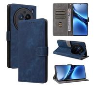 Funda para Vivo X200 Pro 5G, [Tecnología de Bloqueo RFID] Fundas de Billetera, Funda Vivo X200 Pro 5G con [Soporte]-Azul