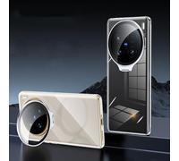 Funda para vivo X200 Ultra, Ultra Delgada Transparente Cristal Anti-Amarillamiento PC Duro con Tapa de Lente Soporte, Compatible con Carga Inalámbrica, Funda Antideslizante para vivo X200 Ultra