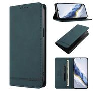 Funda para Vivo X300 Pro Carcasa de Cuero PU Billetera, Case Funda Tipo Libro con Soporte para Tarjetas con Función Antirrobo RFID, Verde