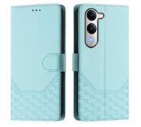 Funda para Vivo Y29S 5G / Y04 5G Cover, Flip Magnético Tapa Cuero Carcasa Protector con Bloqueo RFID [Ranuras Tarjetas] [Función Soporte] Antigolpes Case para Vivo Y29S 5G / Y04 5G, Menta