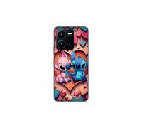 Funda para Vivo Y35 4G Stitch Ángel corazón colorido Maniacase