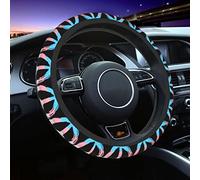 Funda para Volante Bandera del Orgullo Transgénero Paz Fundas Volante De Coche Elástica Accesorios Interiores Sin Olor For Camión Universales Mujeres Y Hombres 38Cm