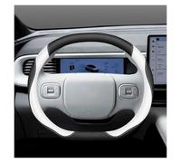 Funda Para Volante Coche Cuero Antideslizante Y Transpirable Para Xpeng Para G6 Para P7 Para P5 Para G3 Para G9 Cubierta Volante Coche(White Double D-type)