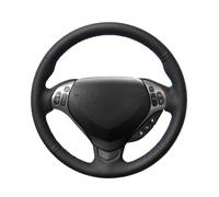 Funda para Volante Coche para Acura TL 2007 para Tipo-s Negro PU Cuero Artificial Cubierta del Volante Coche Protector Volante(Naranja)
