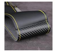 Funda para Volante Coche para Bora para Santana para Jetta Protector De Cuero Fibra Personalizado para Volante Coche Protector Volante(PU Blue)